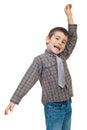 Excited little boy Royalty Free Stock Photo