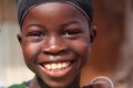 Excited Senegalese Girl on Tabaski Holiday Royalty Free Stock Photo