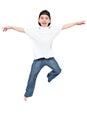 Excited young boy Royalty Free Stock Photo