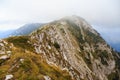 Exciting landscape it the Romanian Carpatians mountains Royalty Free Stock Photo