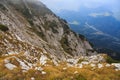 Exciting landscape it the Romanian Carpatians mountains Royalty Free Stock Photo