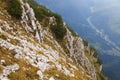 Exciting landscape in the Romanian Carpatian mountains Royalty Free Stock Photo