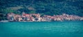 Exciting morning cityscape of Bashka town. Panoramic summer seascape of Adriatic sea, Krk island, Kvarner bay archipelago, Croatia