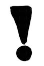 Exclamation mark - symbol and sign of order, command, warning and emphasis