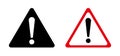 Exclamation sign, Danger Warning, Isolated, Caution icon Warning symbol, Royalty Free Stock Photo