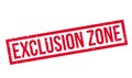 Exclusion Zone rubber stamp