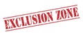 Exclusion zone stamp