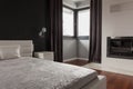 Exclusive bedroom in modern residence