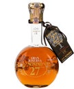 exclusive bottle of 27 years old grapa gran riserva nonino