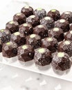 Exclusive handcrafted chocolate candy Royalty Free Stock Photo