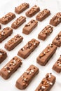 Exclusive handcrafted chocolate candy Royalty Free Stock Photo