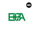 Letter BBA Monogram Logo Design