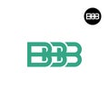 Letter BBB Monogram Logo Design