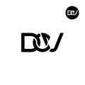 DCV Logo Letter Monogram Design Royalty Free Stock Photo