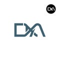 DXA Logo Letter Monogram Design Royalty Free Stock Photo