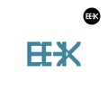 EHX Logo Letter Monogram Design Royalty Free Stock Photo