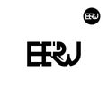 ERW Logo Letter Monogram Design Royalty Free Stock Photo