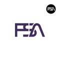 Letter FSA Monogram Logo Design