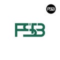 Letter FSB Monogram Logo Design