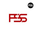 Letter FSS Monogram Logo Design Royalty Free Stock Photo