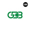 Letter GBB Monogram Logo Design Royalty Free Stock Photo