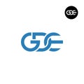 Letter GDE Monogram Logo Design