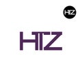 HTZ Logo Letter Monogram Design Royalty Free Stock Photo