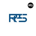 RFS Logo Letter Monogram Design Royalty Free Stock Photo