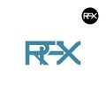 RFX Logo Letter Monogram Design Royalty Free Stock Photo