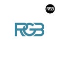 Letter RGB Monogram Logo Design Royalty Free Stock Photo