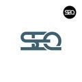 SEQ Logo Letter Monogram Design Royalty Free Stock Photo