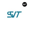 Letter SVT Monogram Logo Design Royalty Free Stock Photo