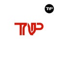 Letter TNP Monogram Logo Design Royalty Free Stock Photo