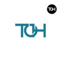 Letter TOH Monogram Logo Design Royalty Free Stock Photo