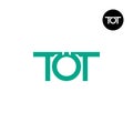 Letter TOT Monogram Logo Design