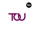 Letter TOU Monogram Logo Design