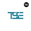 Letter TSE Monogram Logo Design
