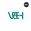 VEH Logo Letter Monogram Design Royalty Free Stock Photo