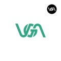 Letter VGA Monogram Logo Design