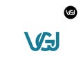 Letter VGJ Monogram Logo Design