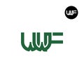 Letter WWF Monogram Logo Design Royalty Free Stock Photo