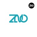 Letter ZNO Monogram Logo Design