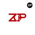 Letter ZOP Monogram Logo Design Royalty Free Stock Photo