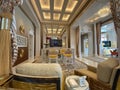 Exclusive Macau Wynn Palace Garden Villa Roger Thomas Interior Design Luxury Lifestyle Prestige Private Residence Wine Bar Lounge Royalty Free Stock Photo