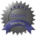 Exclusive Platinum Member Royalty Free Stock Photo