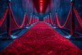 Exclusive Red Carpet Entry - Elegance and Mystique Await. Concept Red Carpet Event, Elegance,