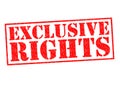 EXCLUSIVE RIGHTS Royalty Free Stock Photo