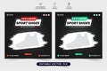 Exclusive sports shoe social media post design on dark backgrounds. Creative shoe business template design for digital marketing.
