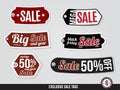 Exclusive Vector Sale Tags, Labels Royalty Free Stock Photo