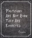 They are excreted Cicero quote